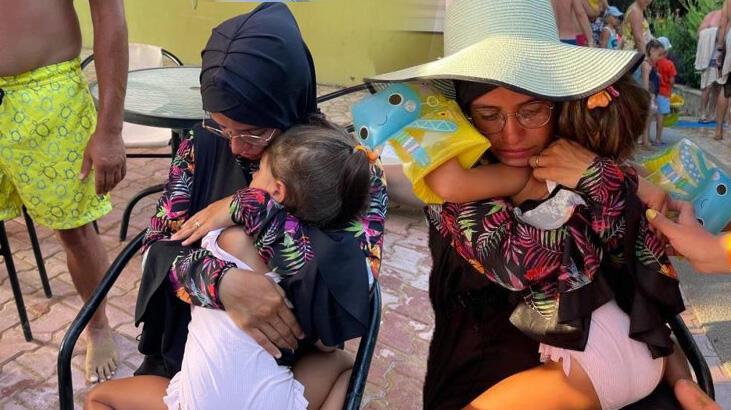 Minik kız sahilde bir anda kayboldu anne gözyaşlarına boğuldu