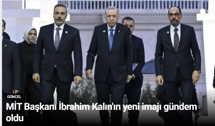 MİT Başkanı İbrahim Kalın'ın yeni imajı gündem oldu