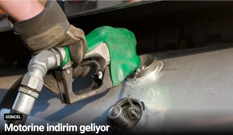 Motorine indirim geliyor
