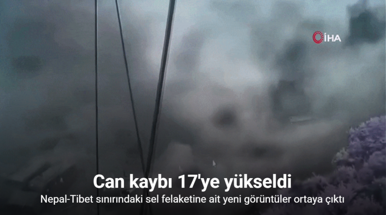 Nepal'deki sel felaketinde can kaybı 17'ye yükseldi
