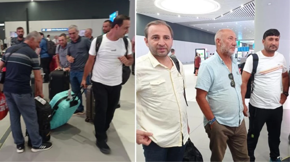 Nijer'de mahsur kalan Türk vatandaşları özel seferle Türkiye'ye döndü