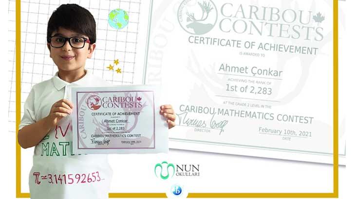NUN Okulları öğrencisinden matematikte dünya birinciliği!