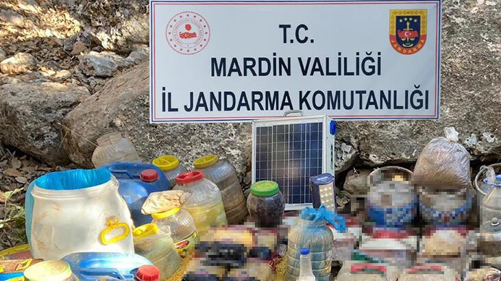 Nusaybin'de, sığınakta 10 kilo patlayıcı ele geçirildi