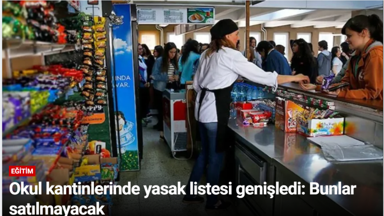 Okul kantinlerinde yasak listesi genişledi: Bunlar satılmayacak