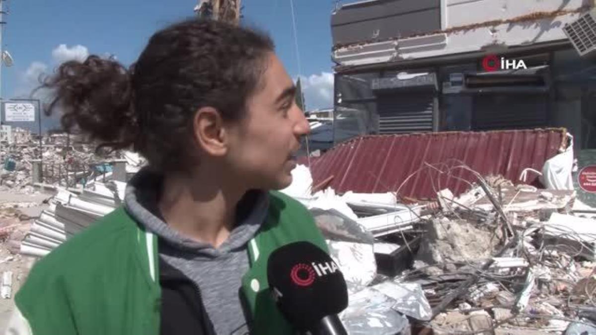 Ölen arkadaşından kalan hatırasını, ailesi hasarlı binaya girip kurtardı