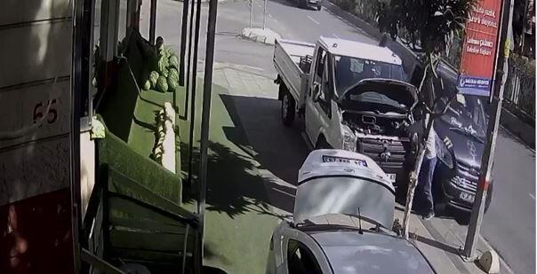 Ölüm teğet geçti… Kazadan kıl payı kurtuldu