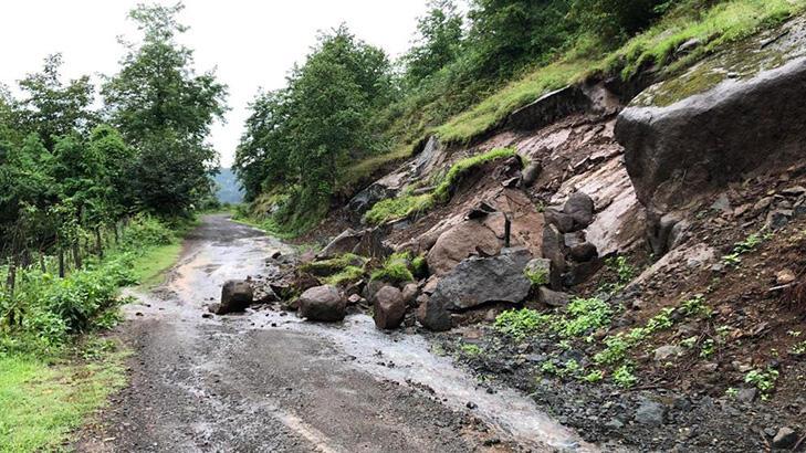 Ordu’da 3 günlük yağışta 255 heyelan!