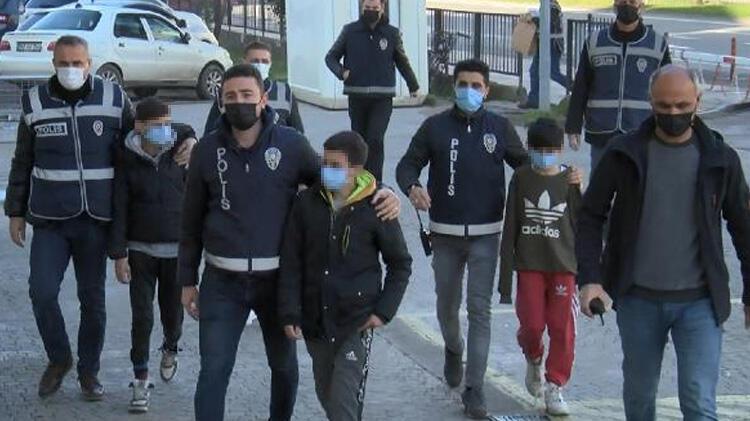 Ordu'dan çaldıkları otomobille İstanbul'da yakalanan 3 çocuk adliyede