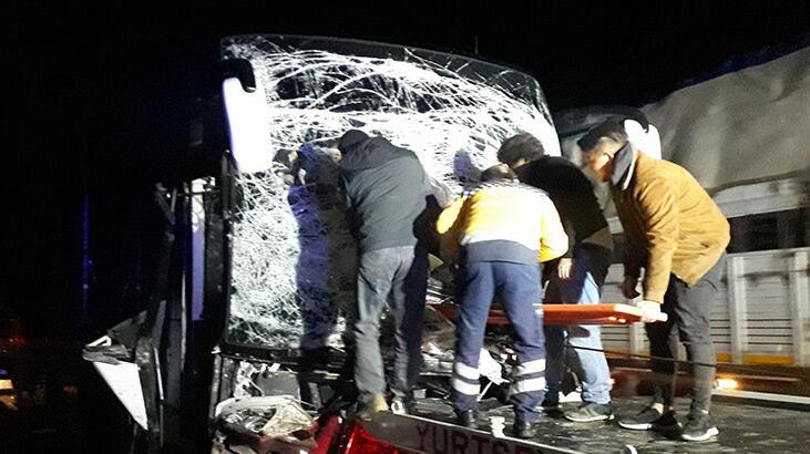 Otobüs kazasında bacağı kopan ikinci şoför öldü