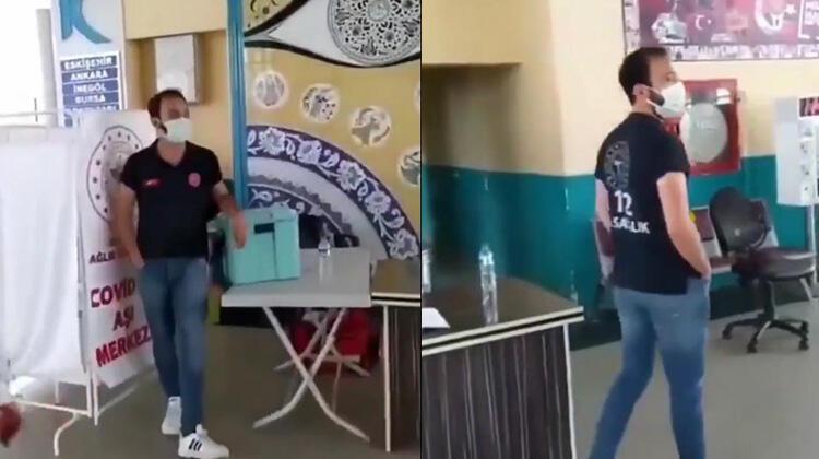 Otogarda aşı isimlerini söyleyerek bağıran sağlıkçı hakkında soruşturma