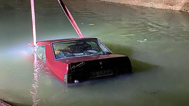 Otomobil sulama kanalına düştü, sürücü hayatını kaybetti