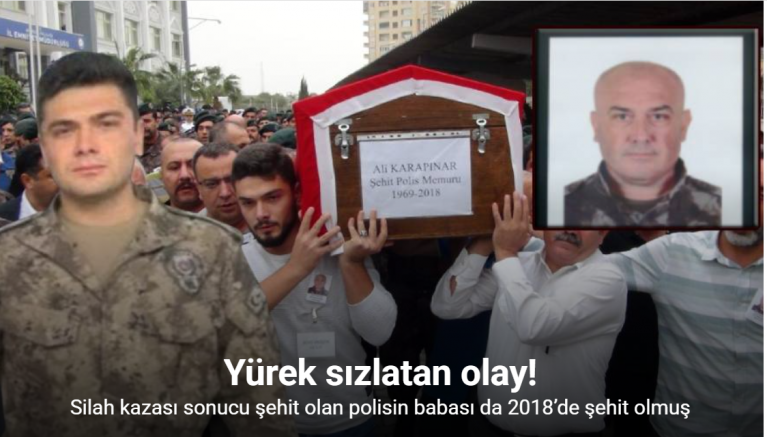 Özel Harekat polisi, silah kazası sonucu şehit oldu: Babası da 2018’de şehit olmuş