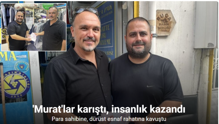 Para sahibine, dürüst esnaf rahatına kavuştu