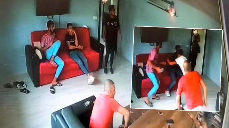 Patlama sesiyle herkes kaçtı, iş yeri sahibi bakakaldı