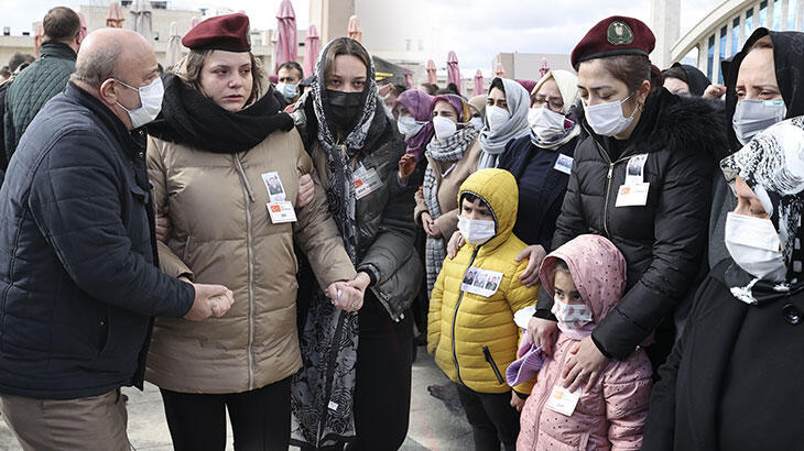 Pençe Kartal-2 Harekatında şehit olan askerler son yolculuklarına  uğurlandı