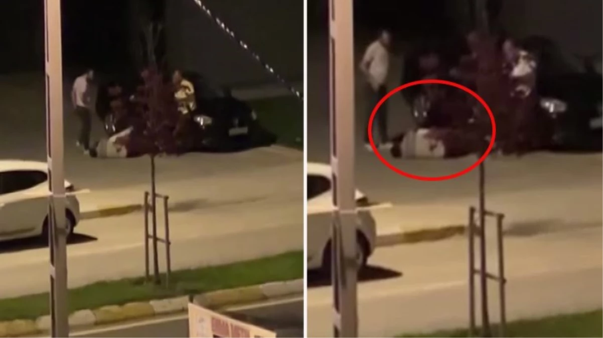 Pendik'te 4 erkek acımadan sokak ortasında kadını dövdü! 
