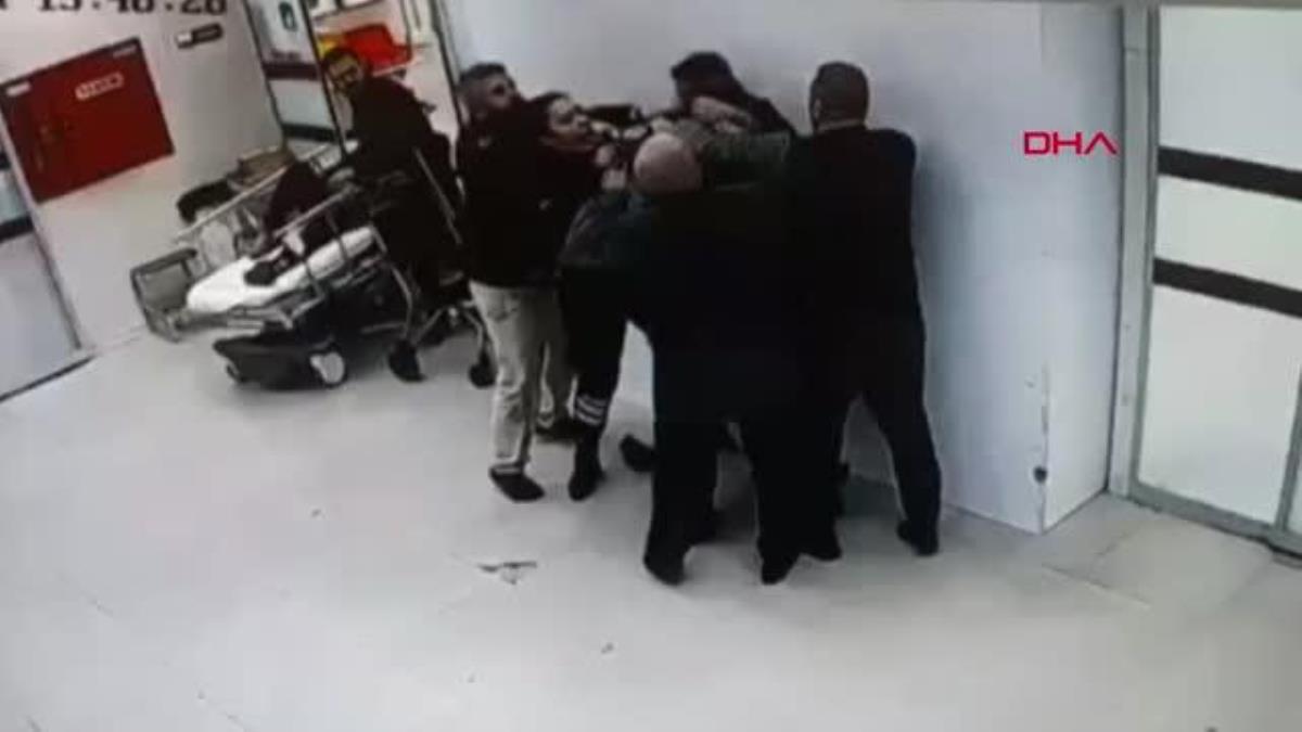 PENDİK'TE HASTANENİN GÜVENLİK GÖREVLİSİNE 