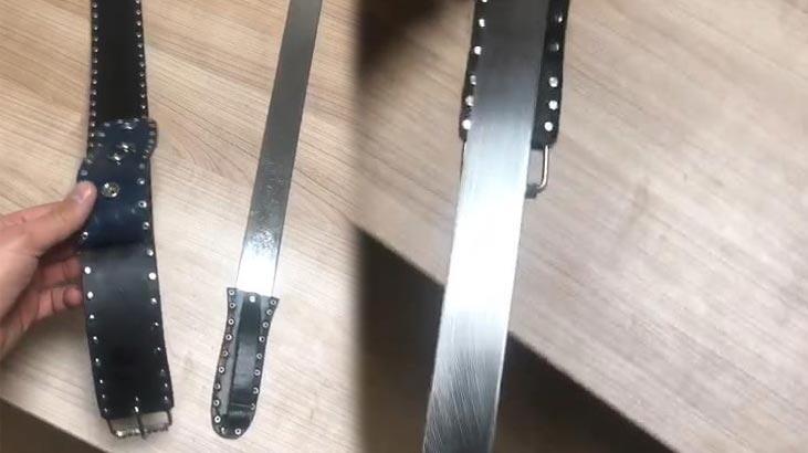 Pes dedirten olay! Kemerin içine saklamış