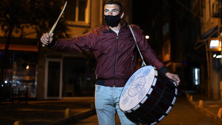 Ramazan davulcuları mesaiye başladı