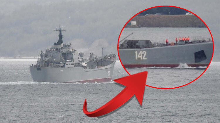 Rus savaş gemileri, Çanakkale Boğazı'ndan geçti