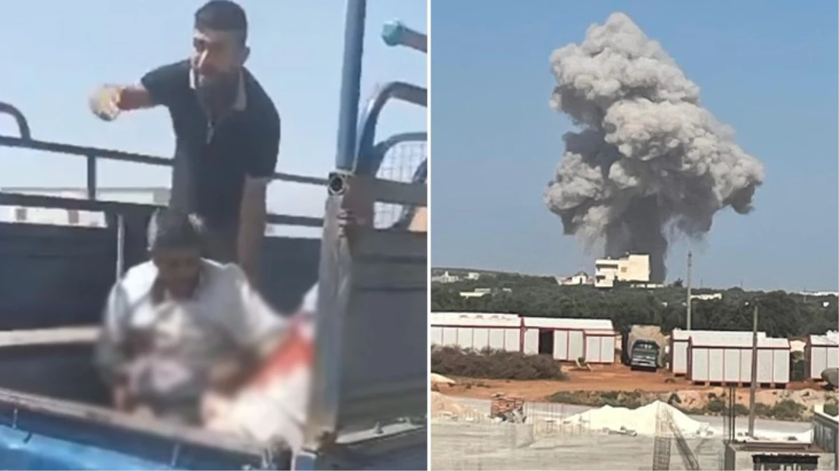 Rus savaş uçakları İdlib'deki sebze halini vurdu: 9 sivil öldü, 30 sivil yaralandı