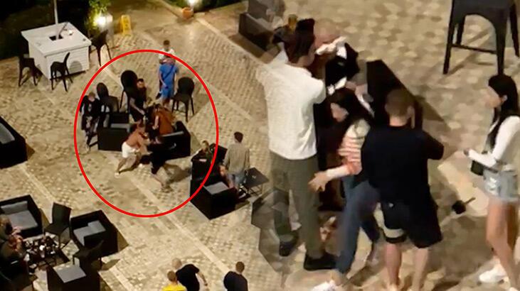 Rus ve İngiliz turistler oteli karıştırdı! 'Kız arkadaşa bakma' kavgası