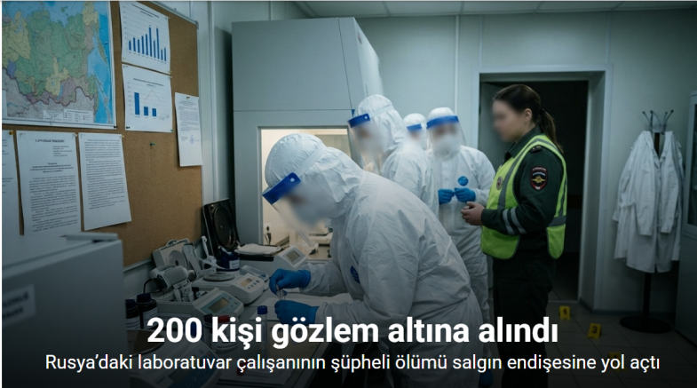 Rusya’daki laboratuvar çalışanının şüpheli ölümü salgın endişesine yol açtı