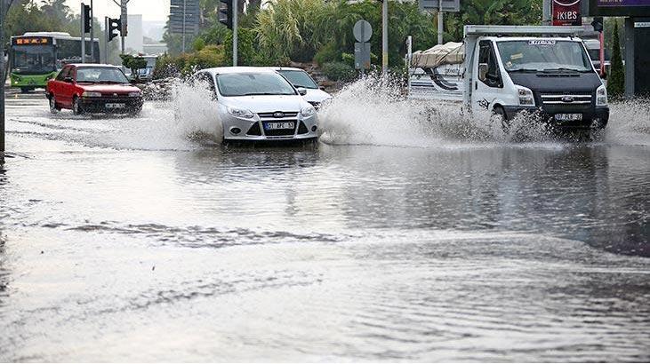 Saat verildi! Sağanak yağış uyarısı