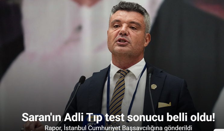 Sadettin Saran'ın test sonucu ortaya çıktı: Saç örneğinden alınan incelemede kokain değeri pozitif