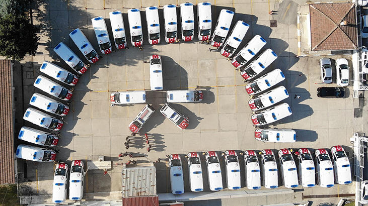 Sağlık Bakanlığı’ndan Hatay’a 38 ambulans