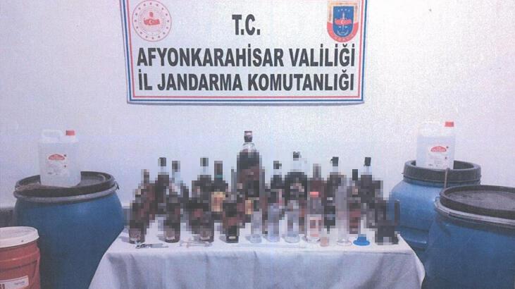 Sahte alkol operasyonunda 1 kişi gözaltına alındı