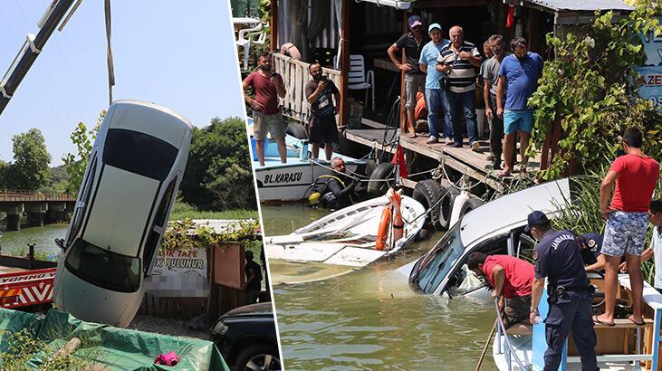 Sakarya'da çaya düşen otomobildeki anne ve kızı kurtarıldı