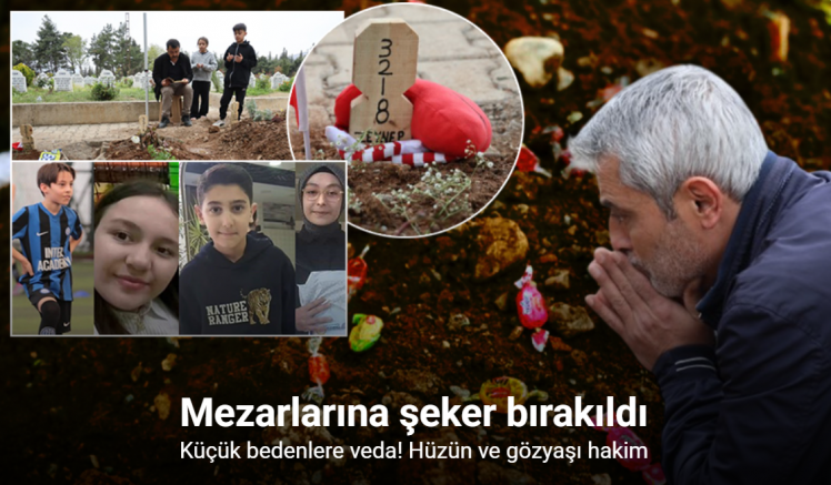 Saldırıda ölen 4 öğrencinin mezarında hüzün ve gözyaşı hakim