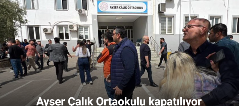 Saldırının gerçekleştiği Ayser Çalık Ortaokulu kapatılıyor