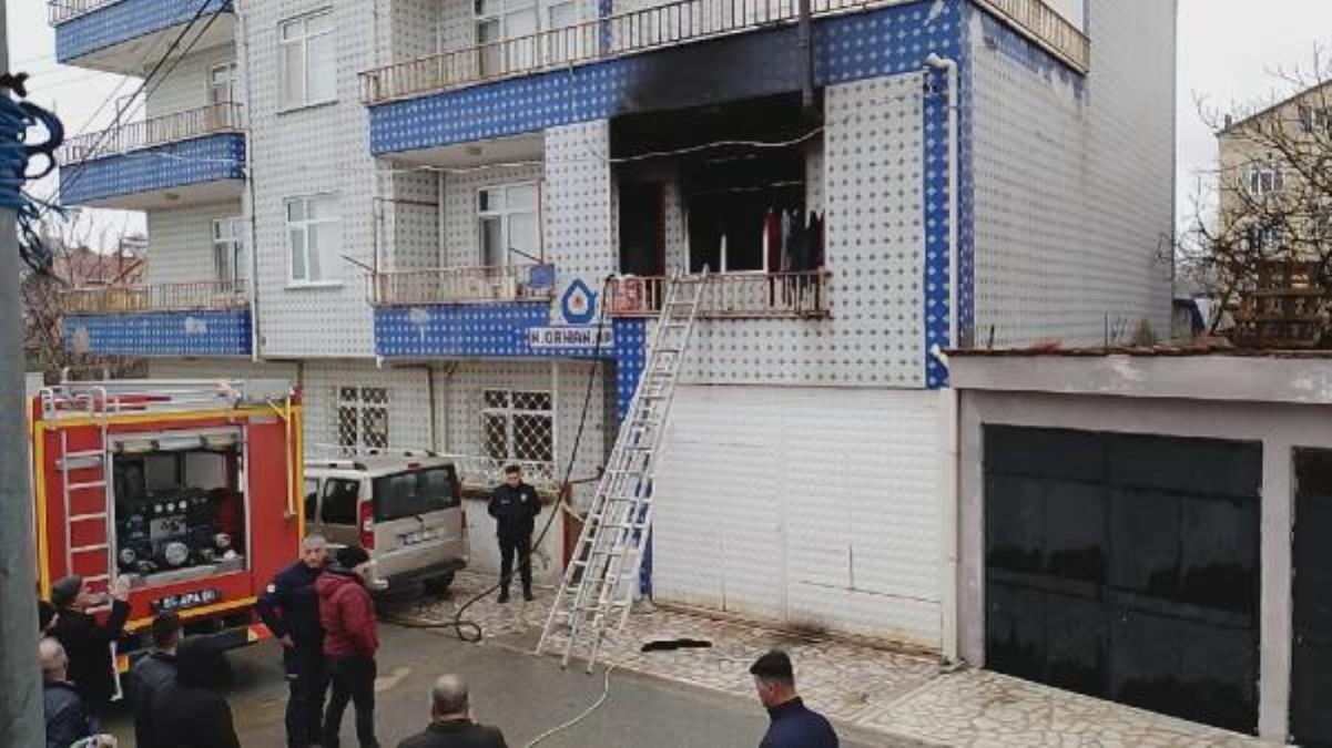 Samsun'daki ev yangınında 1 yaşındaki bebek hayatını kaybetti