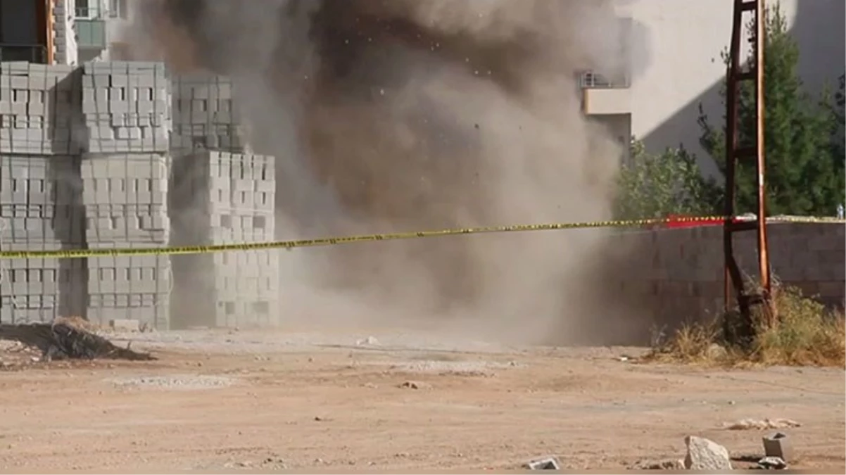 Şanlıurfa'da inşaat alanında patlamamış havan mermisi bulundu