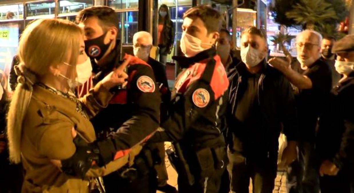 Sarhoş kadın turistler ortalığı birbirine kattı