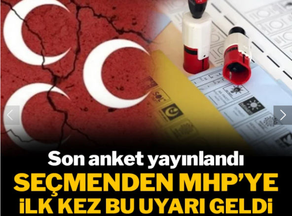 Seçmenden MHP'ye ilk kez bu uyarı geldi