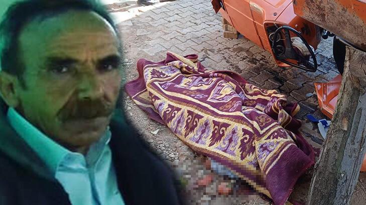 Şehit babası devrilen traktörün altında yaşamını yitirdi