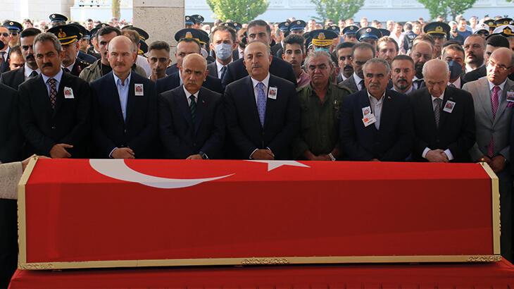 Şehit Sözleşmeli Er Mevlüt Yoğurtcu, Ankara'da son yolculuğuna uğurlandı
