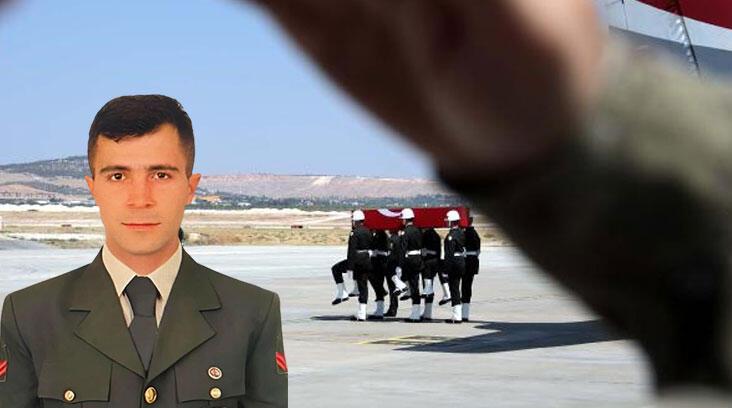 Şehit Uzman Çavuş Mahsun Şimşek'in cenazesi Gaziantep'e getirildi