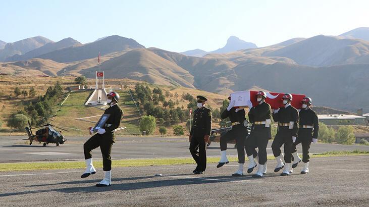 Şehit uzman çavuş, memleketine uğurlandı