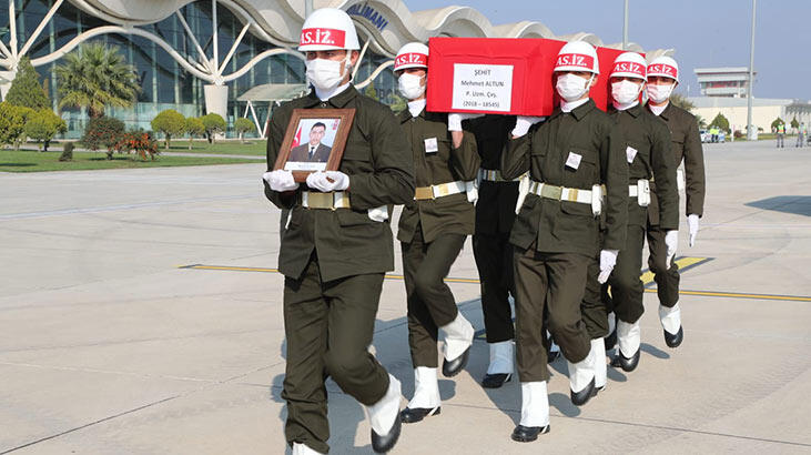 Şehit uzman çavuşun cenazesi, memleketi Mardin’e uğurlandı