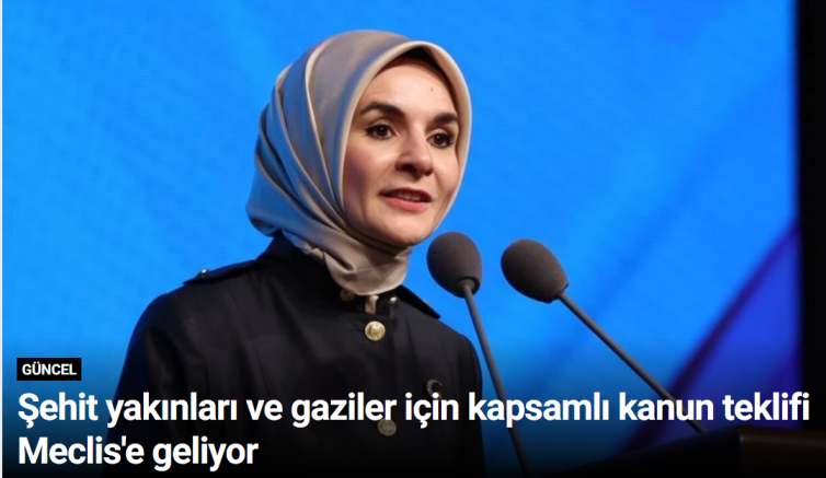 Şehit yakınları ve gaziler için kapsamlı kanun teklifi Meclis'e geliyor