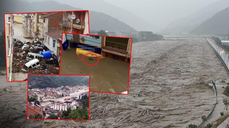 Sel bölgelerinden korkunç görüntüler! Sular 4 metreye ulaştı