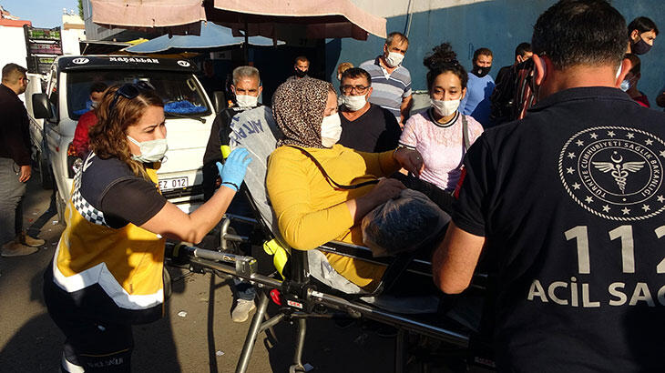 Silahlı kavganın arasında kalan kadın ayağından yaralandı