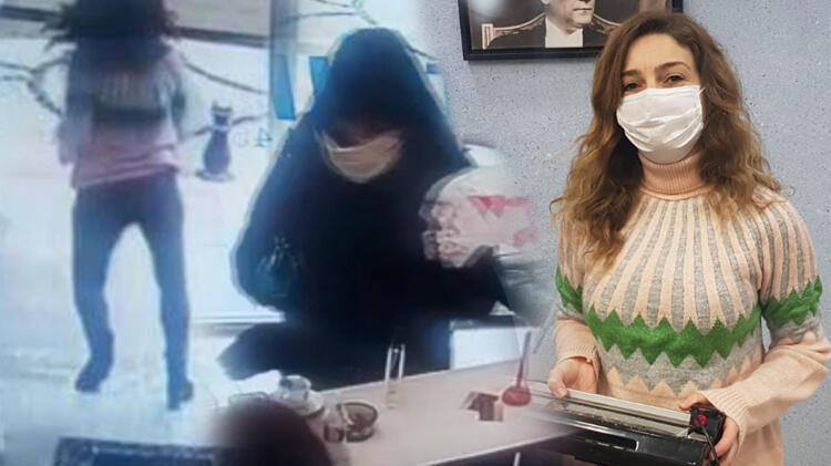 Silahlı soyguncuyu kovaladı!