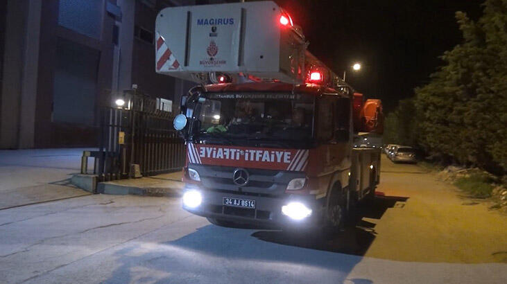 Silivri'de çikolata fabrikasında korkutan yangın!