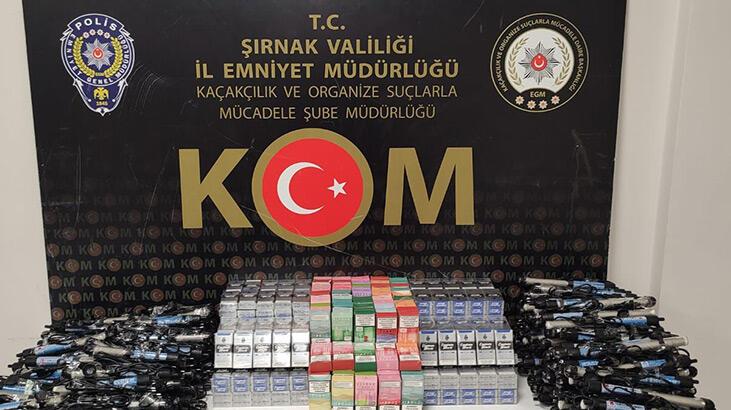 Şırnak'ta kaçakçılık operasyonlarında 47 gözaltı