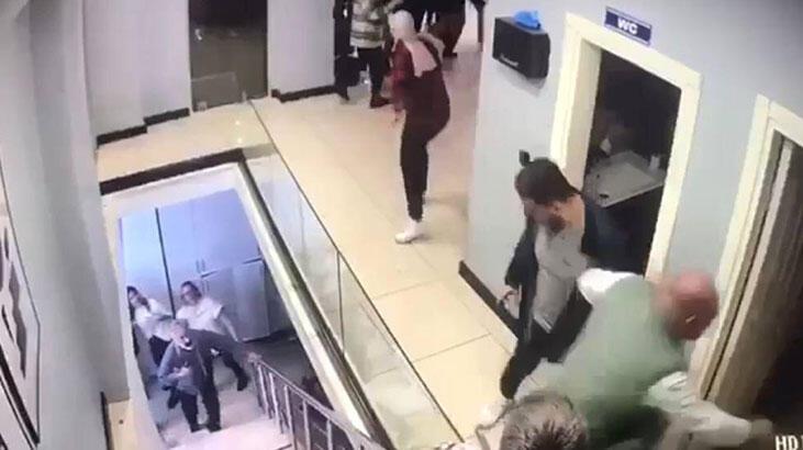 Şişli'de dehşet anları! İş yerini basan grup baba ve oğluna saldırdı